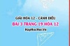 Giải bài 3 trang 19 Hóa 12 Cánh Diều SGK